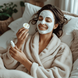 New mom self-care skincare routine