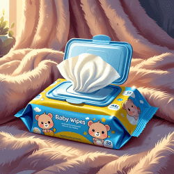 Chemical-free wipes – essential baby care items